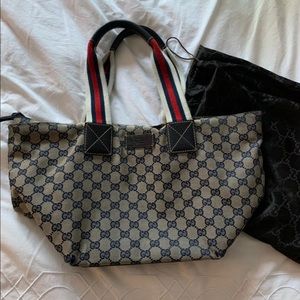 Authentic Gucci tote handbag purse